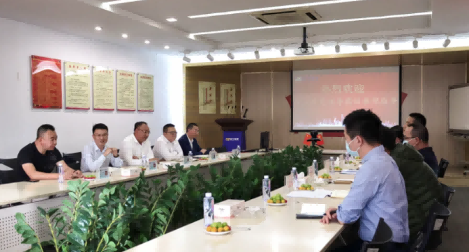 东莞市工信局与镇经发局向导莅临xcsports电缆旅行指导